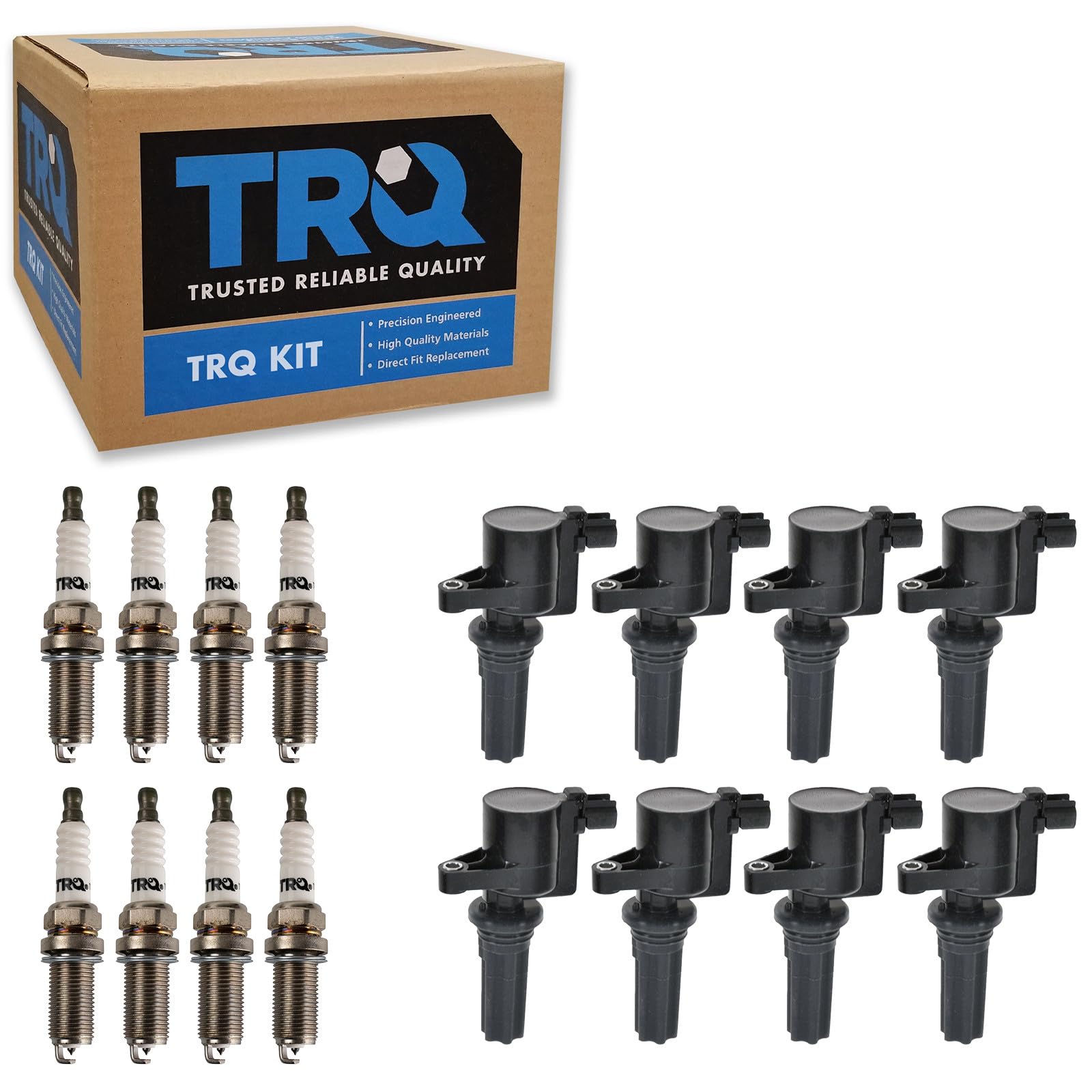 Amazon.co.jp: TRQ イグニッションコイル&イリジウムスパークプラグ